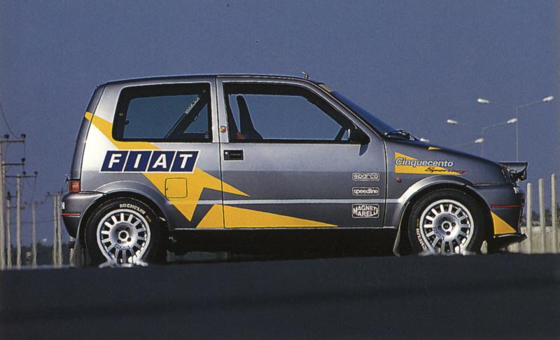 The Fiat Auto Hellas Sporting Abarth at Rally ELPA 1996